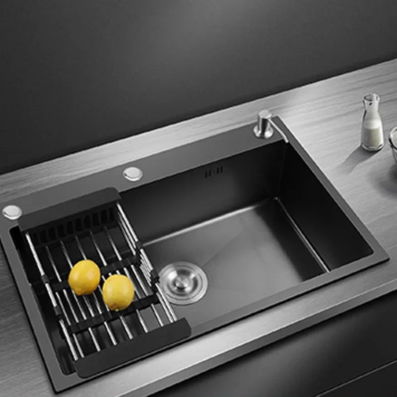 Fregadero De Cocina Stainless Steel Sink, Rectangular Basin with Faucet， Kitchen Sink， Fregadero De Cocina， Lavamanos Para Baño