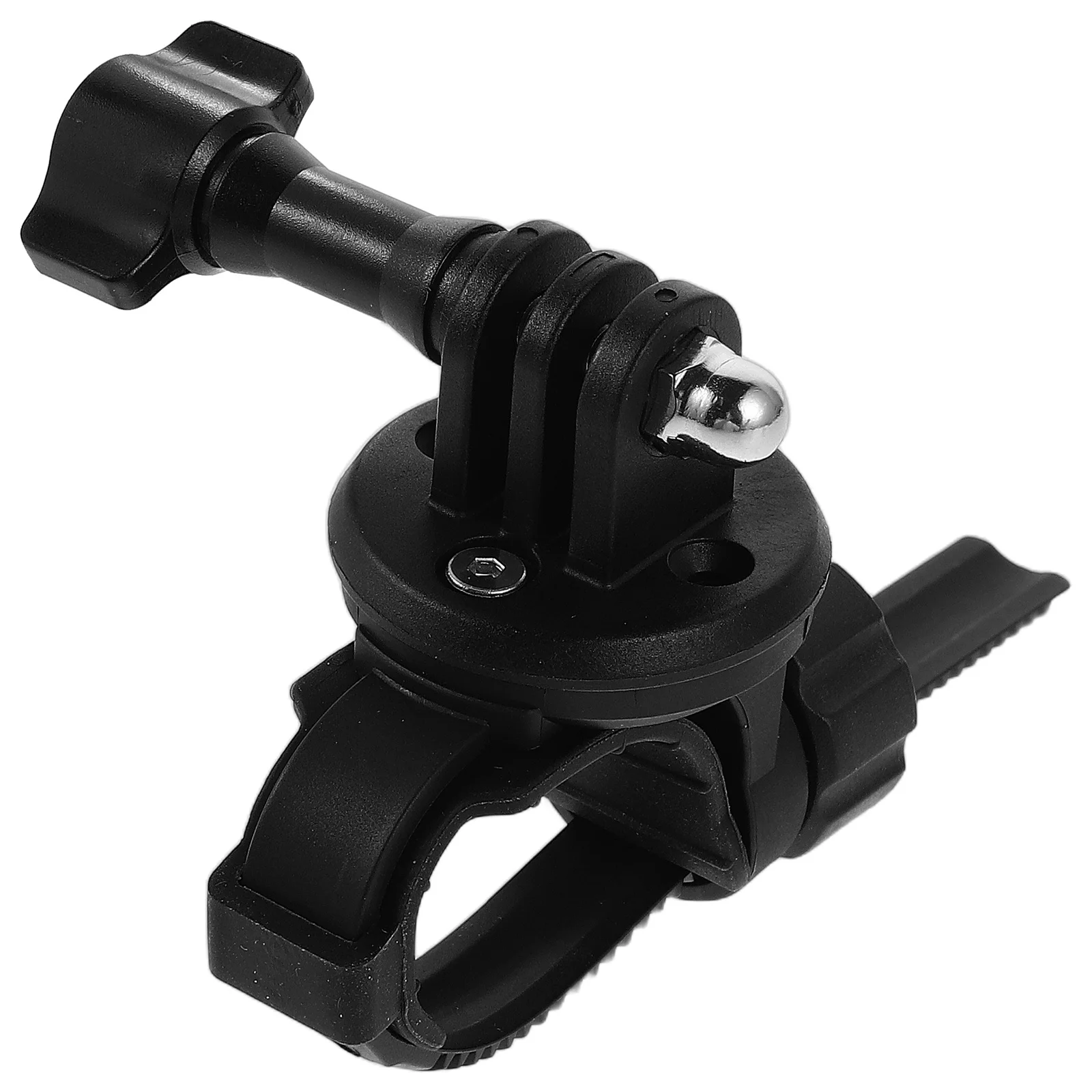 

Bike Camera Handlebar Mount Black Lightweight Stable Quick Release Adjustable for Cycling Motorcycle Integrated