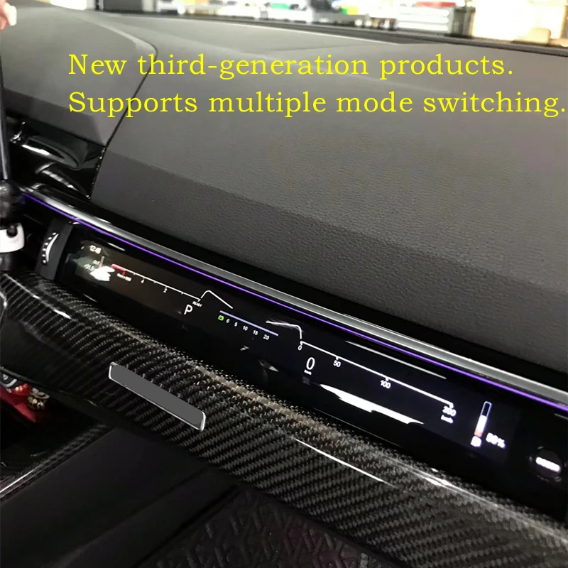 Car dashboard LCD display for Audi A4 A5 A6 A7 Q7 B9 C8 Front passenger multifunctional screen Vehicle information display scree