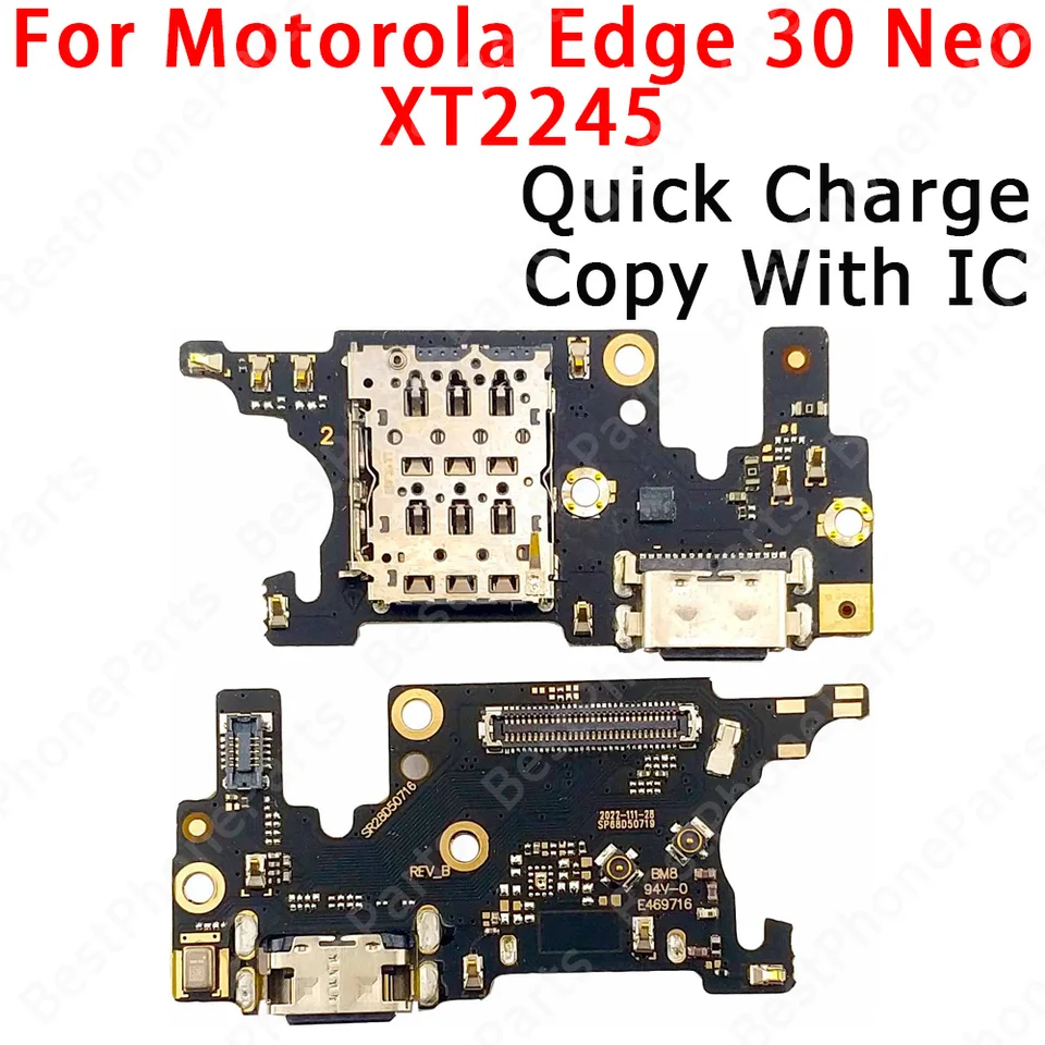 For Motorola Edge 30 30Ultra 30Fusion 30Neo 30Pro Charge Board