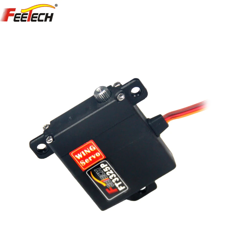 Feetech Wing Digital Servo Metal Gear RC Drone Glider 6V 6kg 7kg Micro Size for Helicopters and Boats FT3325P FT3325M Motors