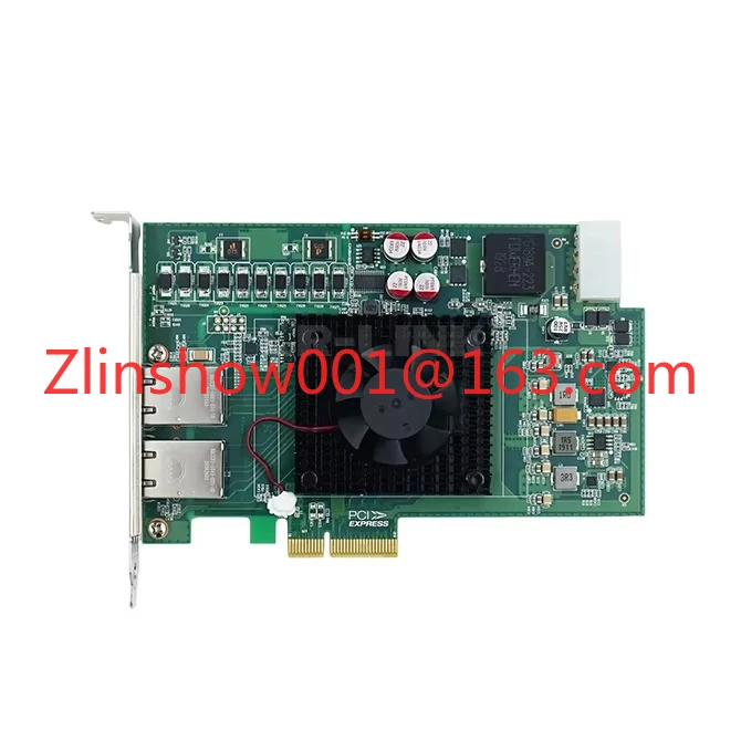 LRES2014PT-PoE PCIe X4 2-Channel 10G PoE+ Ethernet Frame Grabber Card for Industrial Camera