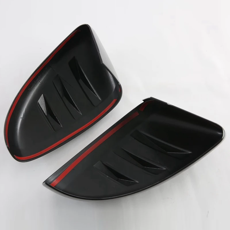 AU05 -For MG HS 2020-2024 ABS Carbon Fiber Car Rear View Mirror Cover Side Mirror Case Cap Trim Interior Accessories