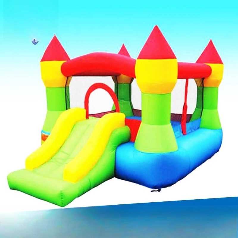 Inflatable castle indoor small slide children's trampoline play equipment climbing naughty home unpowered