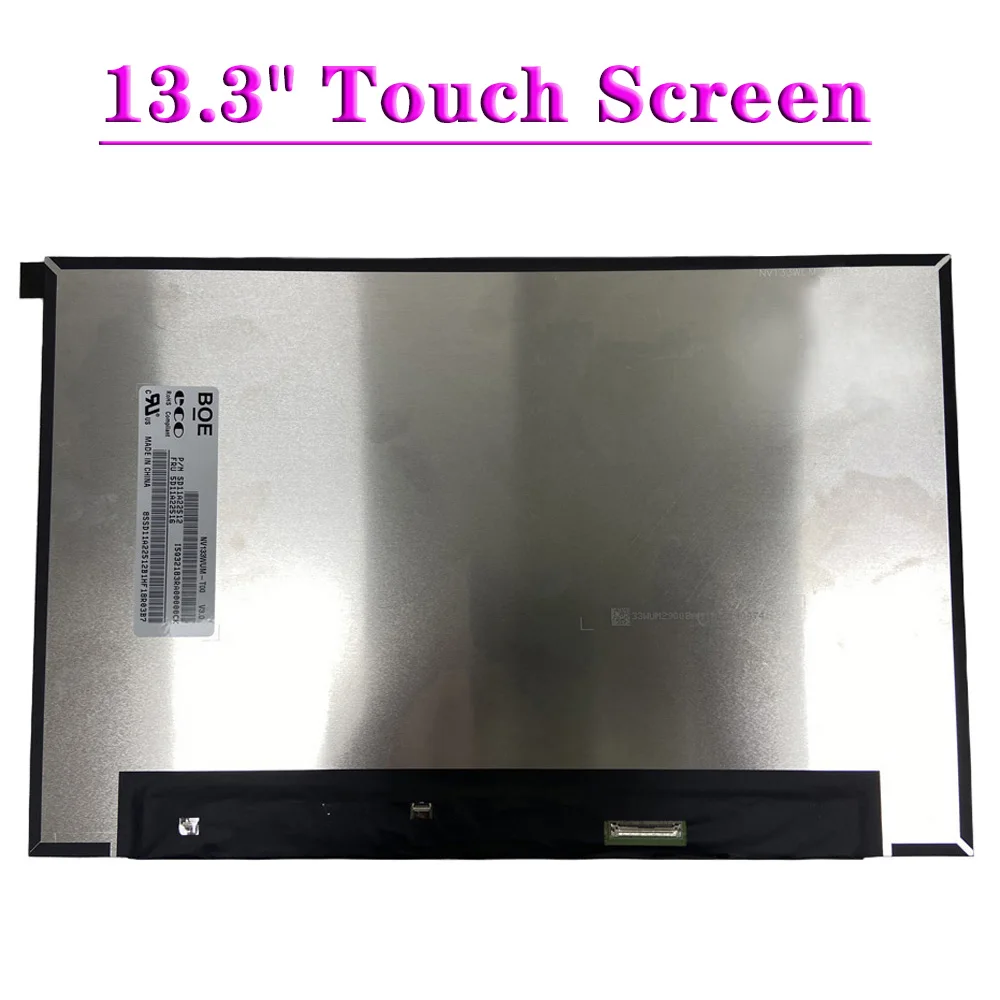 

13.3" Touch Screen NV133WUM-T00 V3.0 Fit R133NW4K R0 For Lenovo ThinkPad X13 Gen 2 EDP 40Pin 1920x1200 LCD Display Panel