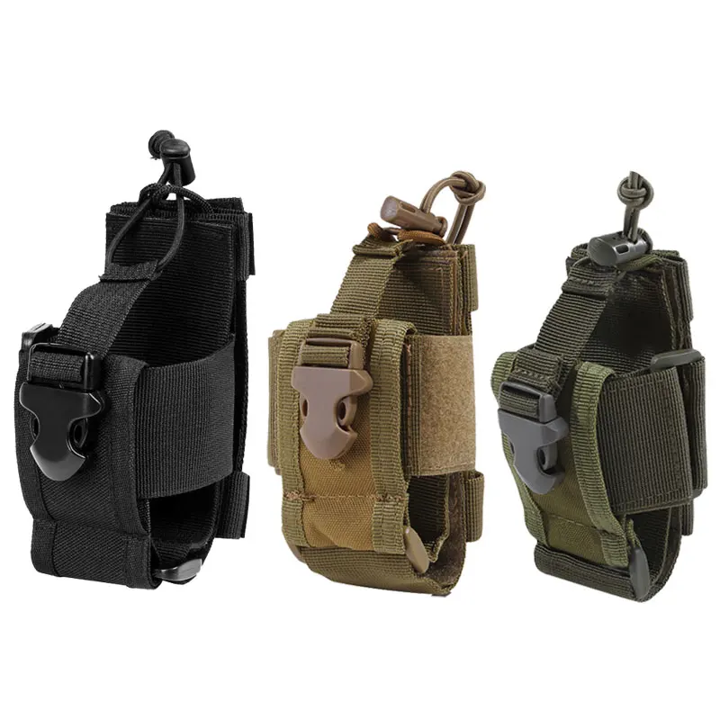 

Tactical Molle Radio Pouch Walkie Talkie Holster Nylon Waist Pack Belt Bag Pocket Hunting Accessories