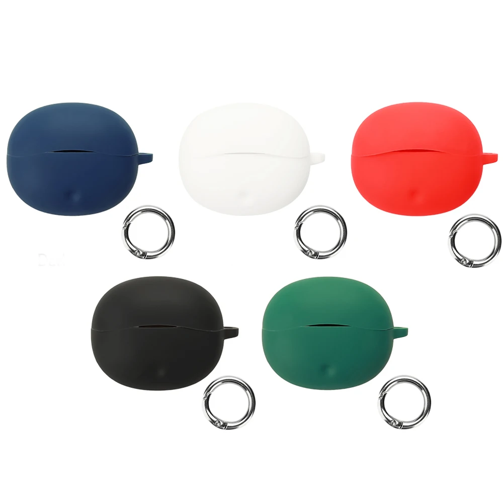 For QCY Crossky C50i Earphones Case Soft Silicone Shockproof Cover Precise Cutout Charge Without Removal Washable Durable view 2