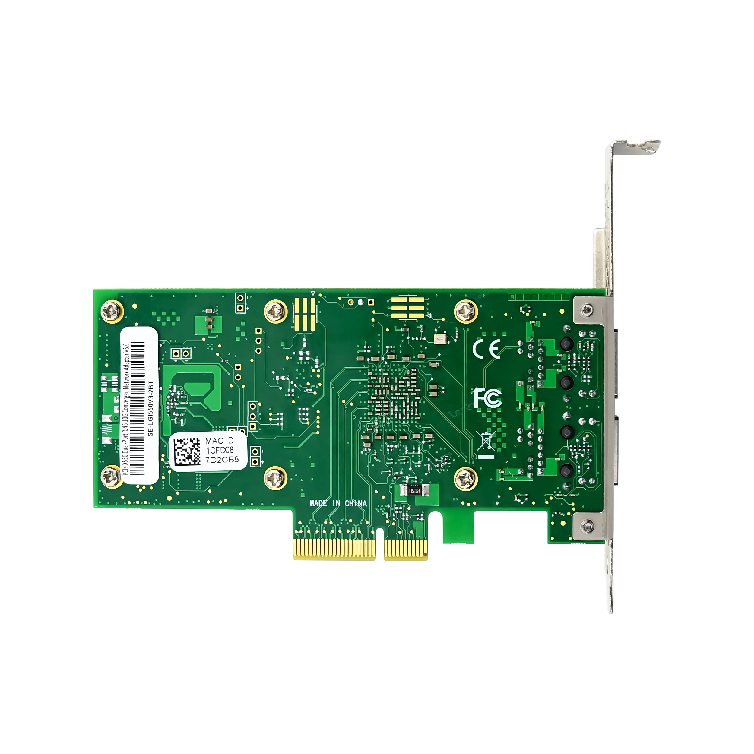 SUNWEIT ST7405 PCIe X4 X550-T2 Servidor de cobre dual 10G RJ45 Chipset NIC V3.0 de alta velocidad