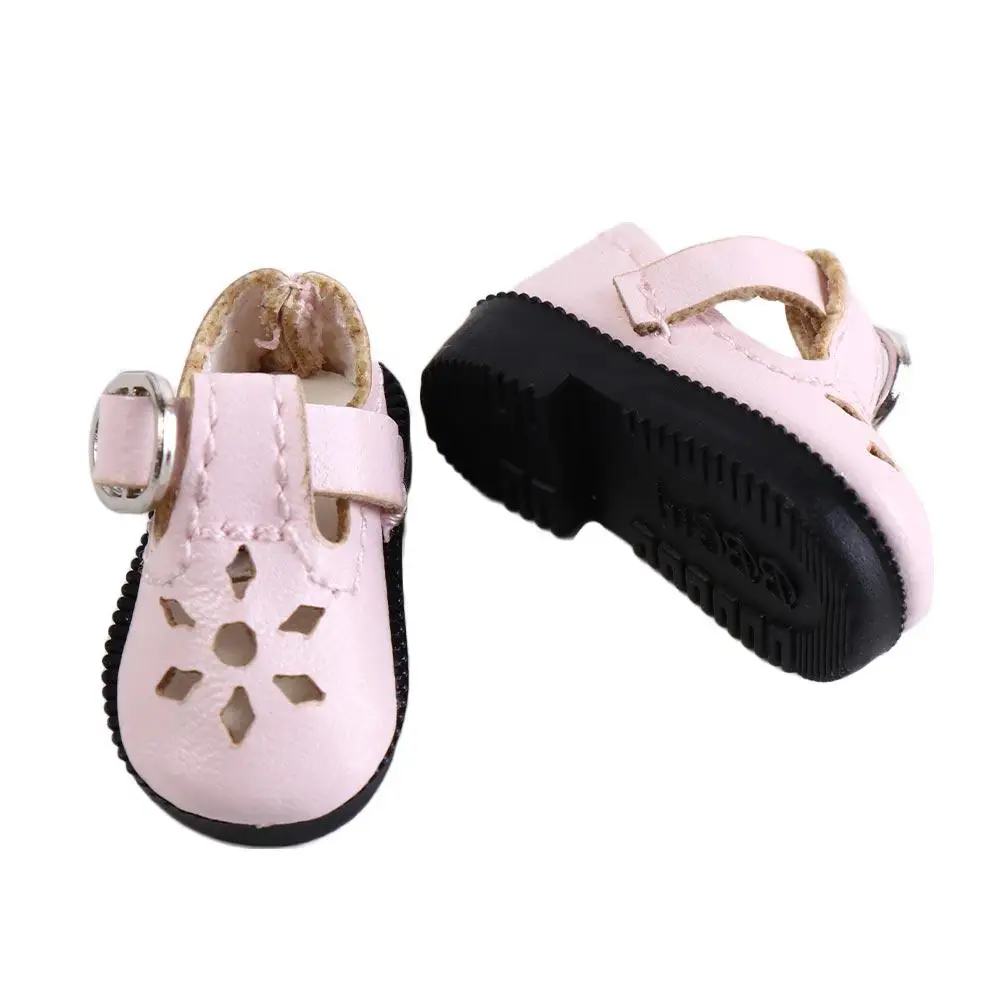 Zapatos para muñecas Blythes de 3,2 cm, zapatillas de cuero para muñecas BJD, juguetes rusos, accesorios de zapatos casuales, 1/8