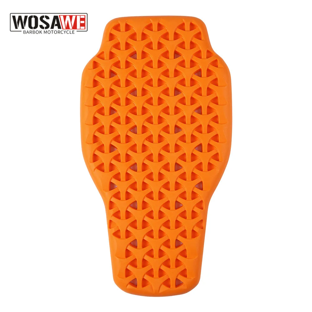 

WOSAWE CE одобренная защита спины мотоцикла, универсальные наколенники для мотоцикла, мягкая мотоциклетная куртка, вставка, бронеоборудование