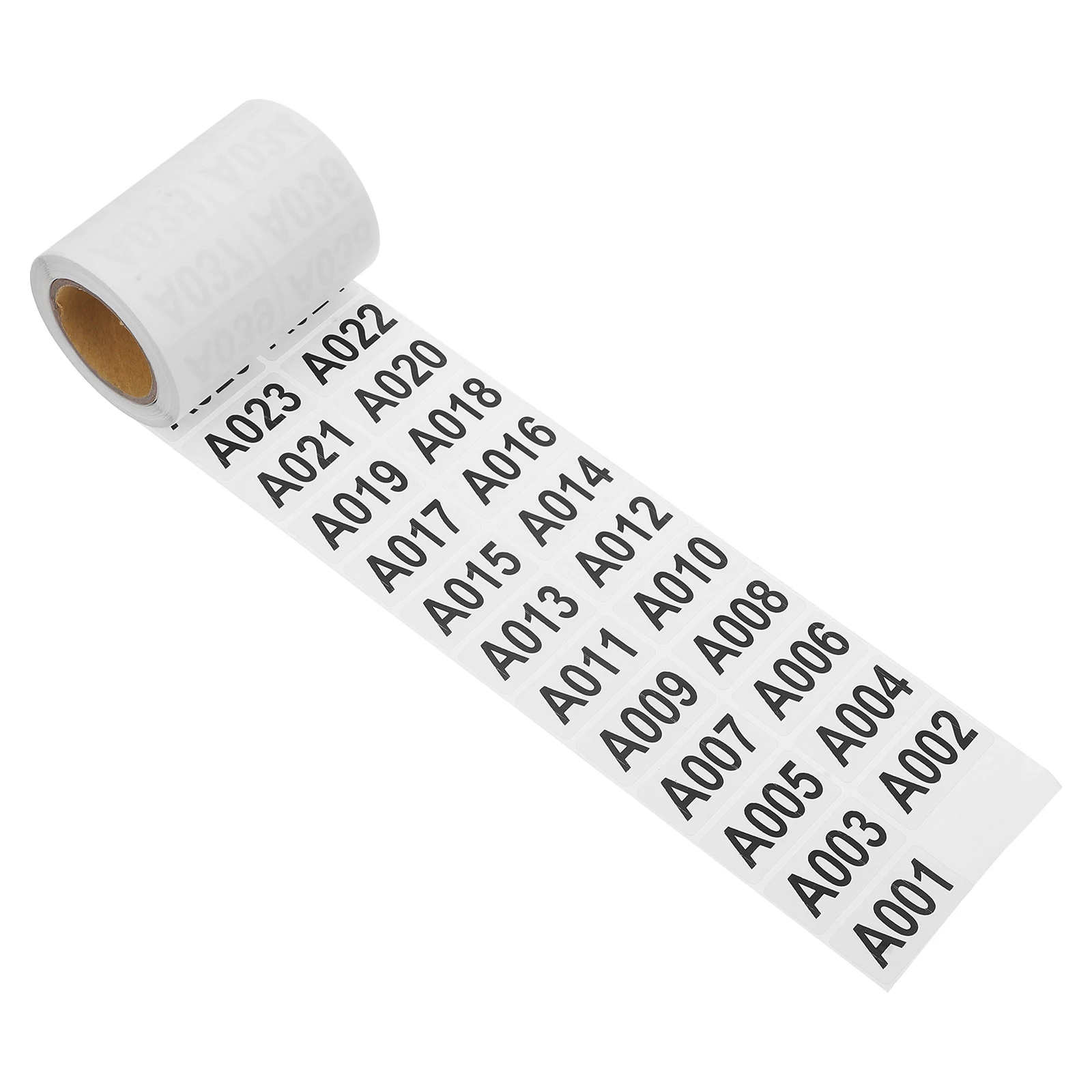 

1 Roll Inventory Number Stickers Sequential Adhesive Label Decals -A999 For Classification