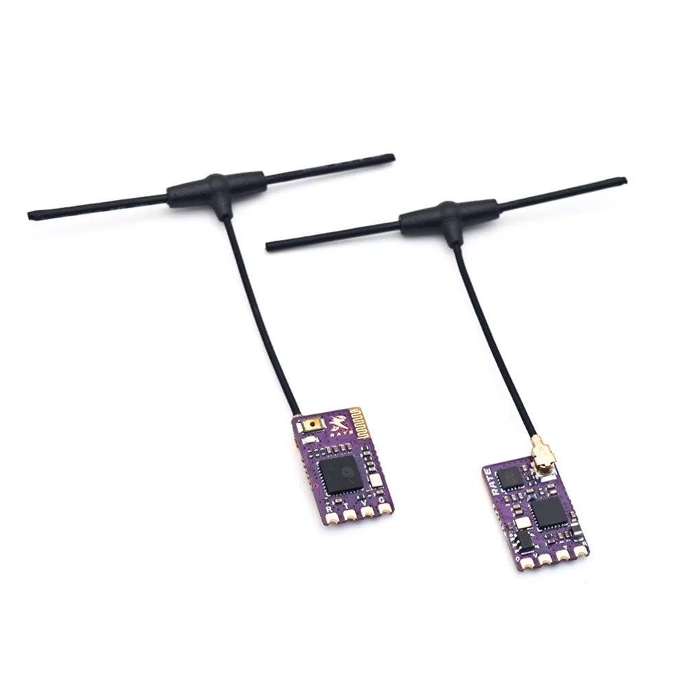 RATE ELRS 2.4G CRSF SBUS Receiver With IPEX T-Antenna Nano RX Long Range Receiver for FPV Long Range Freestyle Drone