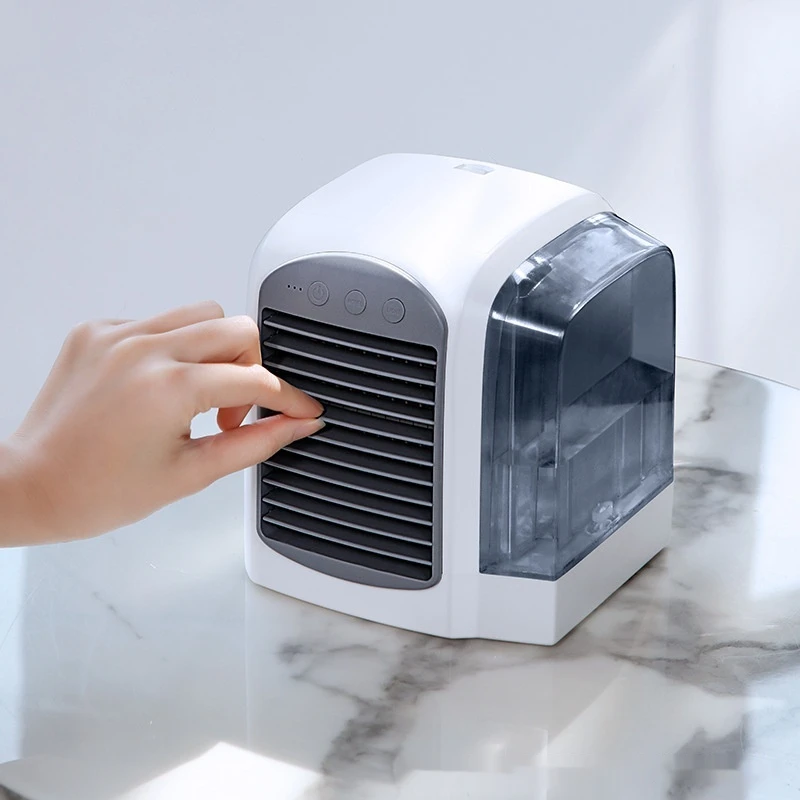 

Essential For Summer European Style Water-Cooled Fan Mini Household Desktop Fan Usb Air Conditioner Air Cooler Electric Fan