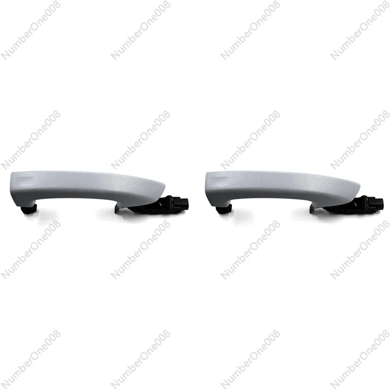 

2X Car Right Side Exterior Door Handle Direct Replacement For VW Touareg 2011-2017 V6 Hybrid NF 7P6837206G 7P6837206D