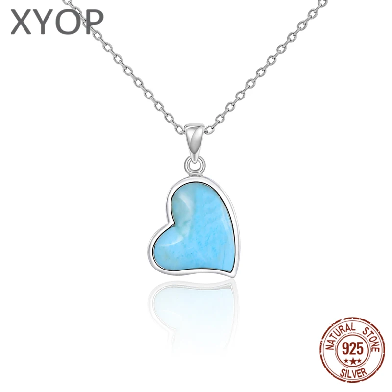 XYOP 2024 Coarse Mine Level Wild Elegant Atmospheric Oil Painting Girl Larimar Pendant