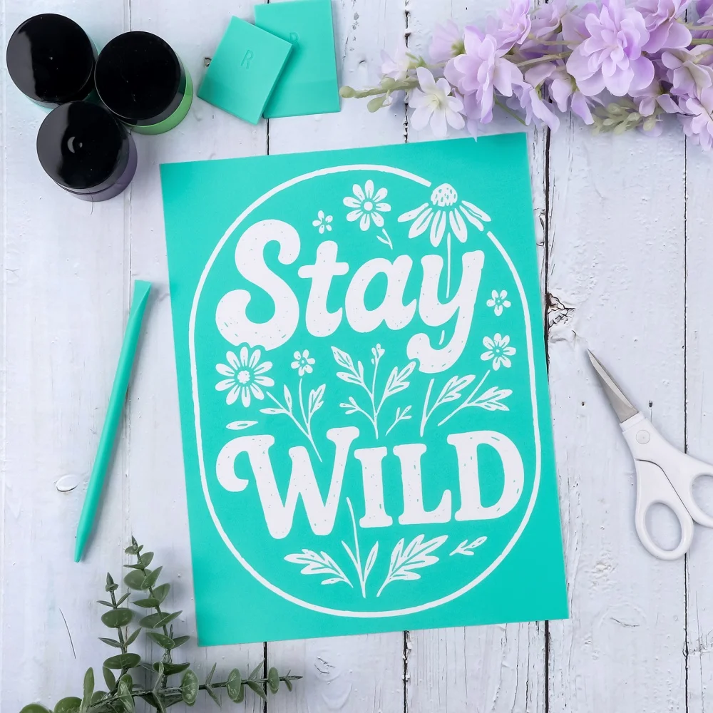 Silkscreen Stencil Reusable Self-Adhesive Silk Screen Printing Silk Screen Stencils Vintage Flowers Leaf Stencils DIY Crafts