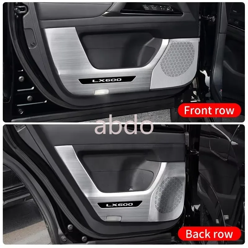abdo For Toyota Lexus LX600 LX700 700 600 2022-2026 2025 Stainless Steel Car Door Protection Cover Interior Accessories Upgrade
