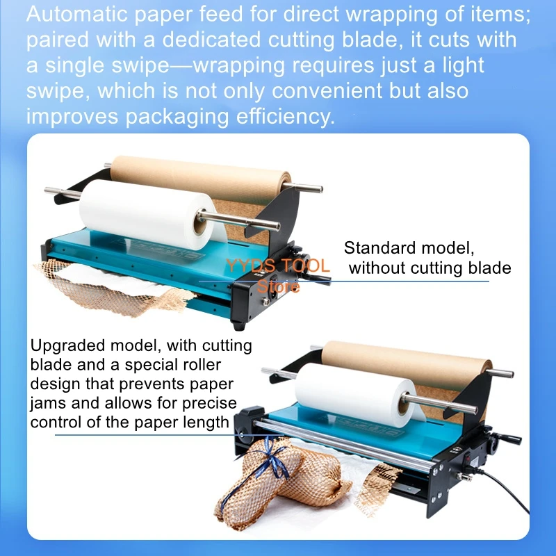 Electric Honeycomb Paper Stretching Machine with Professional Sliding Knife and Automatic Honeycomb Paper Packaging Feeder