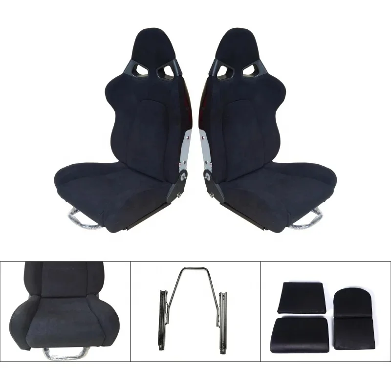 High Quality Universal Adjustable Sport Racing Bucket Car Seats Auto Interior Accessories