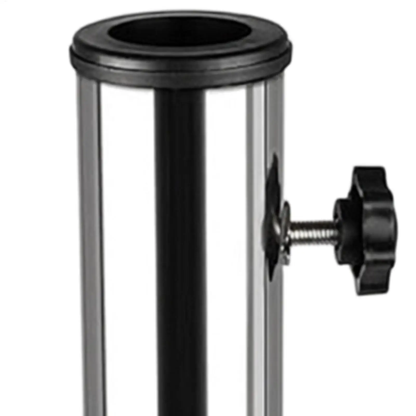 Umbrella Base Replacement Parts High Load Capacity Pipe With Easy Fill Spouts Stainless Umbrella Pole Bracket For Patio Outdoor