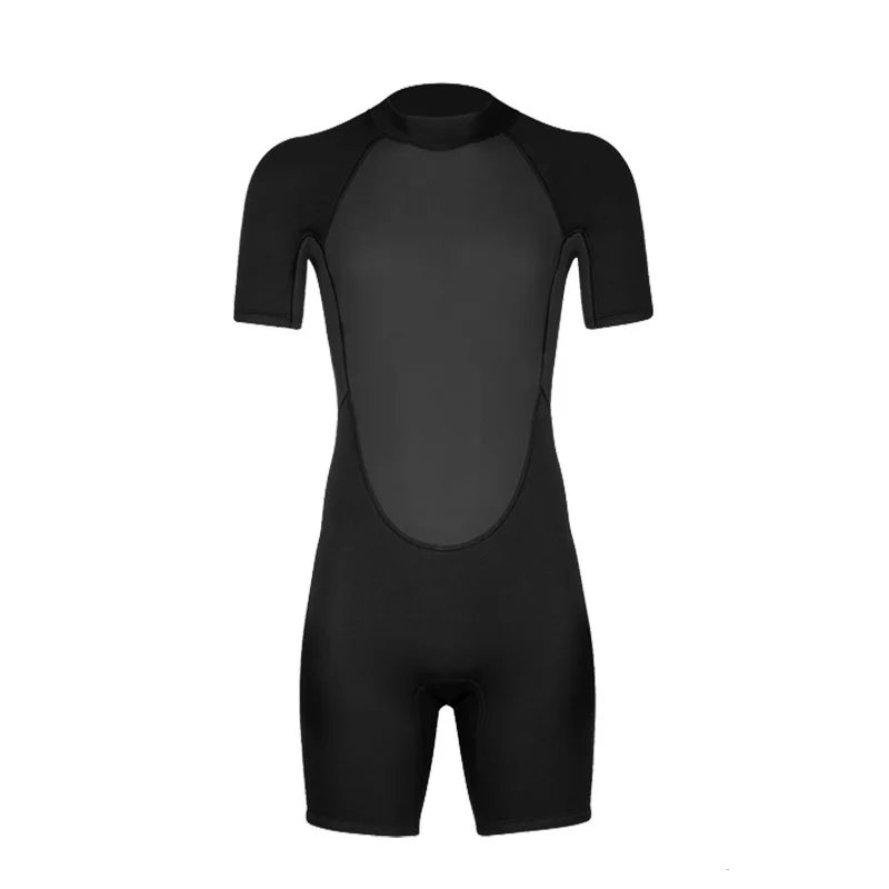 Minsu Diving Suit Swimsuit 3mm Short Sleeve Shorts Piece Surf Clothing Snorkeling Swimming Diving Keep Warm Sun Block Men