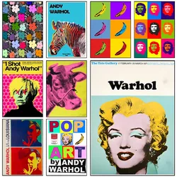 1PC A-Andy W-Warhol Poster Self-adhesive Art Waterproof Paper Sticker Coffee House Bar Room Wall Decor