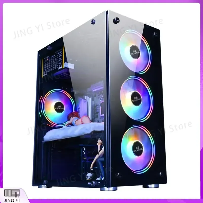 ATX Micro ATX Gaming PC Case Tower Desktop Computer Chassis Cabinet Wholesale Custom Logo RGB Support High Airflow
