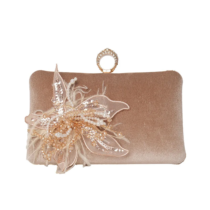 

2026 Elegant European And American Fashion Flower Crossbody Bag Versatile Handbag for Banquet Stylish Women's Evening Bag