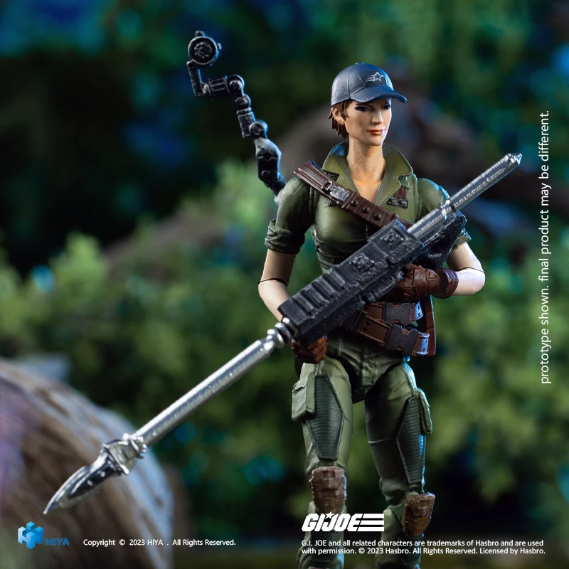 Hasbro HIYA EXQUISITE MINI G.I ดั้งเดิม Joe Lady Jaye 1/18 อะนิเมะ Action Figure ของเล่นของขวัญคอลเลกชันรุ่นของเล่นสําหรับชาย