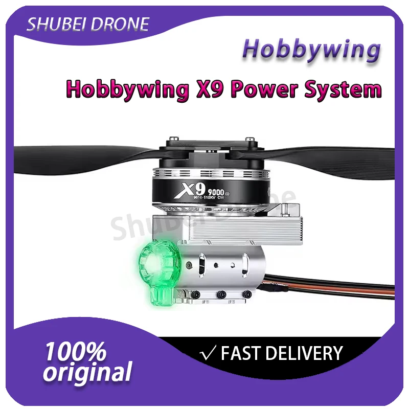 

Комплект силовой установки Hobbywing X9: мотор, регулятор скорости (ESC), пропеллер для сельскохозяйственных дронов-опрыскивателей 10L, 16L, 20L (мотор 9616, ESC 120A, пропеллер 3470)