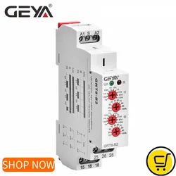 GEYA GRT8-S Cycle Timer Relay 12V Cycle Timer 16A Electronic Repeat Relay 24V AC Relay  220V AC Relays