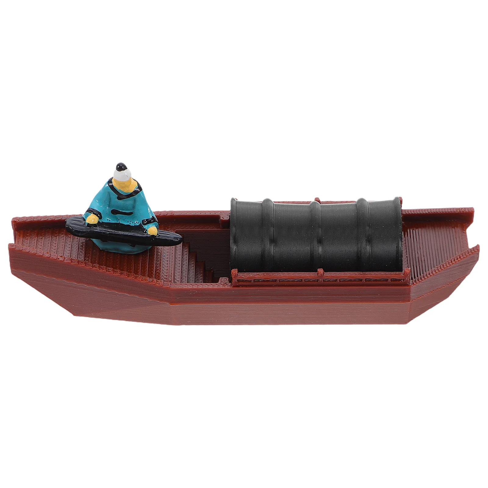 

1Set Miniature Chinese Ancient Wupeng Boat Ornament Elegant Zen Garden Desktop Decoration Micro Landscape Accessories