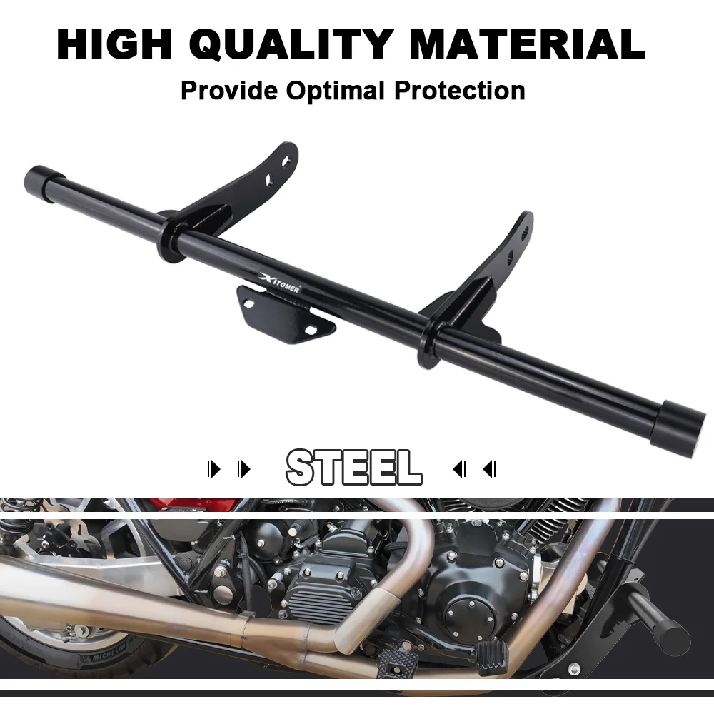 Motorcycle Highway Footpeg Crash Bar Crash Cage Street Bob Fat Bob FXDF Dyna Low Rider Sports Glide Custom Screamin For Harley - view 3
