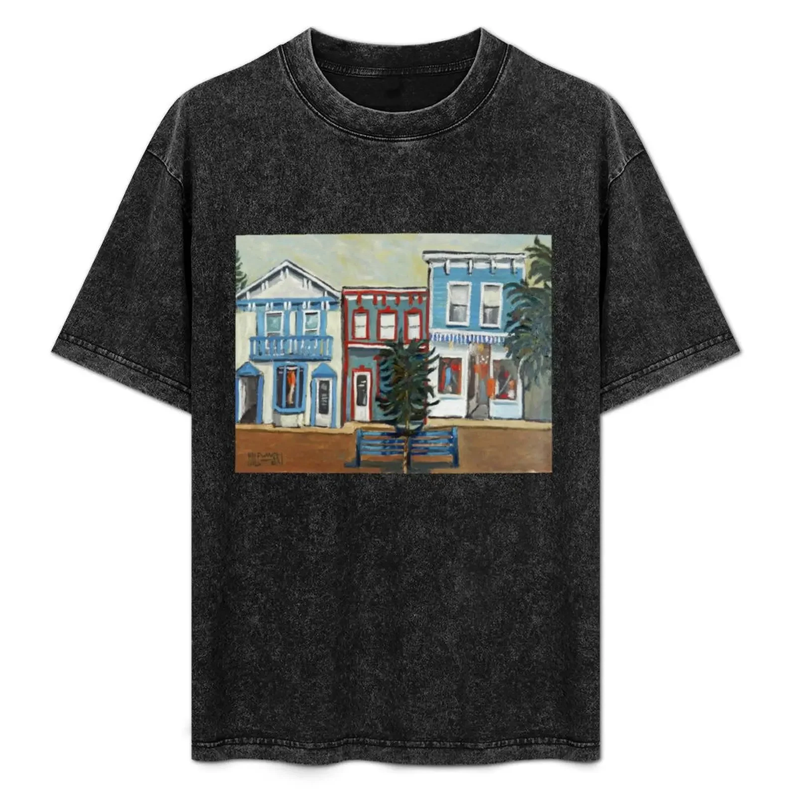 

Shops Along Washington Street, Cape May T-Shirt man t shirts for men casual t shirt for man 100 percent cotton T-Shirt