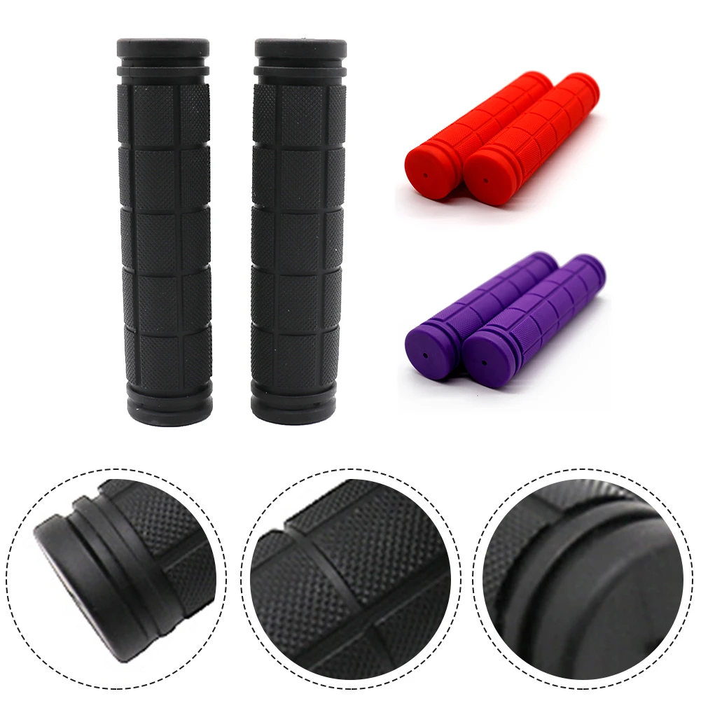 

Improve Your Grip and Comfort while Riding with Anti Slip Rubber Handlebar Grips, Compatible with 22mm Handlebars 2 Pack