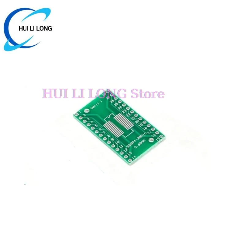 10pcs SOP to DIP patch adapter board SOP8 SOT23 10 SOP16 SOP20 24 SOP28 TSSOP TQFP QFN IC test board PCB double-sided printing