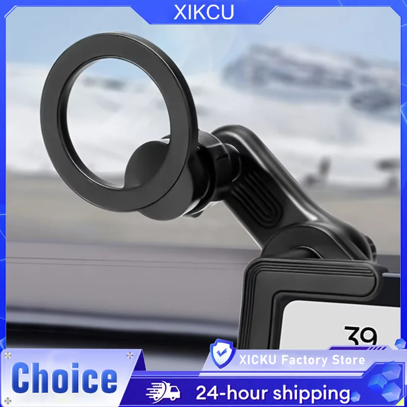 

Универсальный магнитный держатель для телефона, автомобильный экран, вращение на 360 градусов, сильный магнит, автомобильное крепление для iPhone 17 16 15 для MagSafe