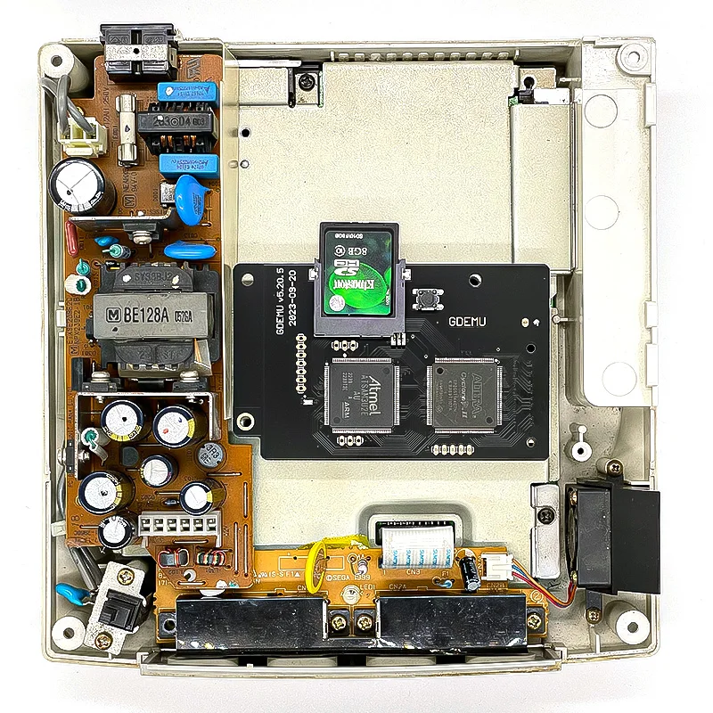 5 20 For SEGA Dreamcast GDEMU V5.20.5 Optical Drive Analog Board and Remote Card Installation Kit GDU DC VA1 Console Shell Set