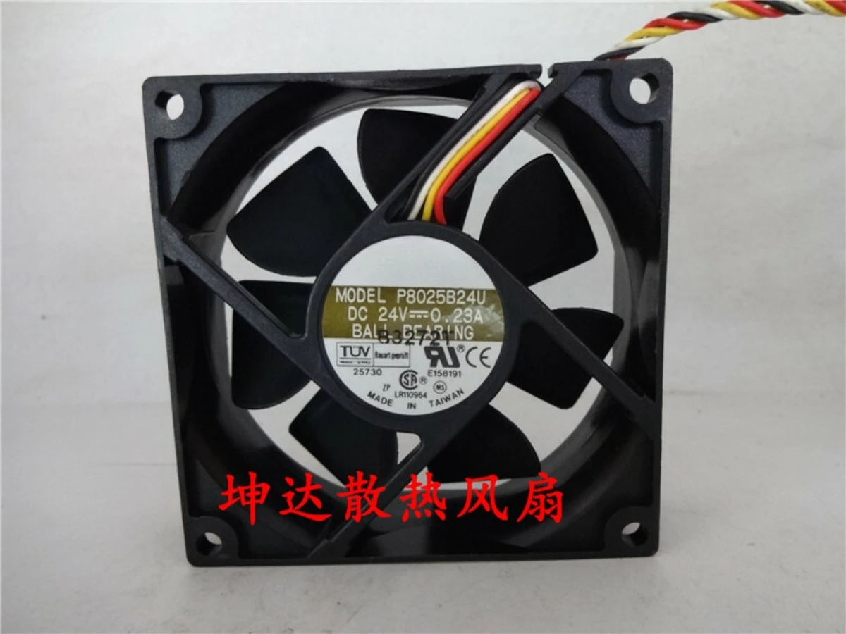 

1 шт. для AVC P8025B24U 8 см 8025 24V 0.23a, вентилятор охлаждения инвертора