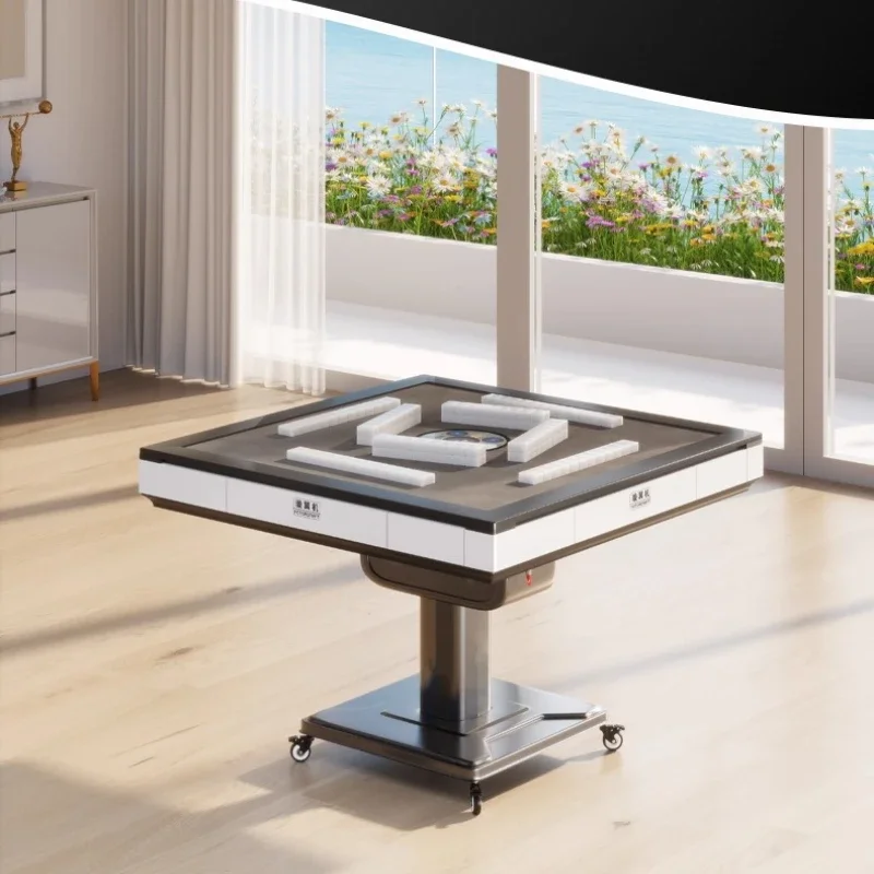 ماكينة جونغ A3020 4 plus 8 مجانية، طاولة جونغ أوتوماتيكية مزدوجة الأغراض، قاعدة أسطوانية أوتوماتيكية قابلة للطي #3