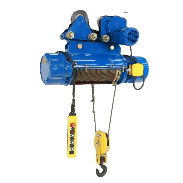 3T 5T 10T CD1 Electric Winch Wire Rope Hoist For Workshor Warehouse Crane Lifting Materials