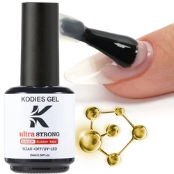 KODIES GEL NEW Formula Keratin Base Coat Gel Nail Polish Ultra Strong Base Primer 15ml Vernis Semi Permanent UV Gel Foundation
