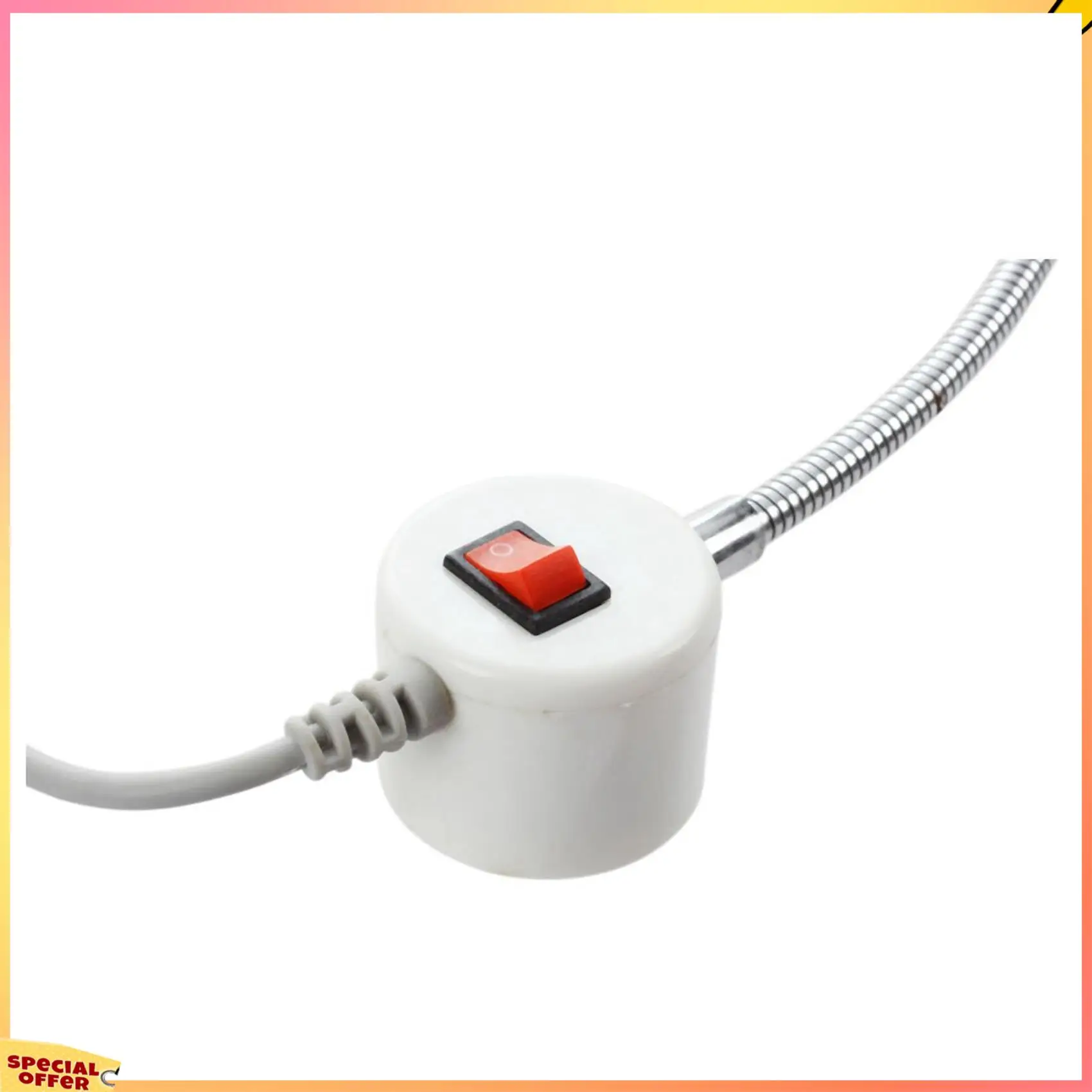 ABFI 3X 20 LED 220V Lampka robocza do maszyn do szycia Magnetyczne światło LED