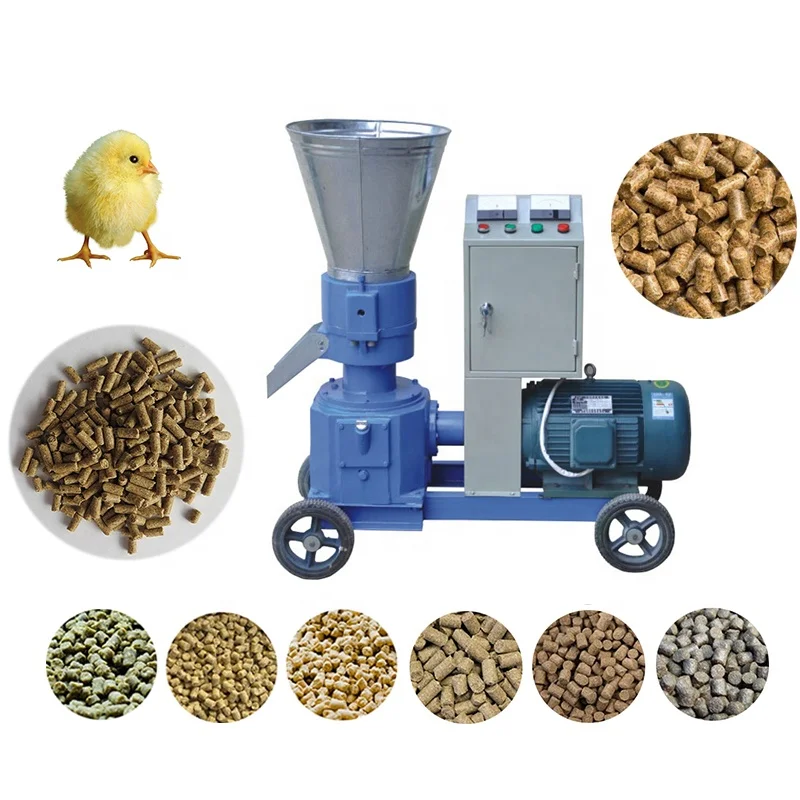 Máquina para Hacer Pellets de Alimento para Animales, Máquinas de Procesamiento de Alimento para Aves de Corral
