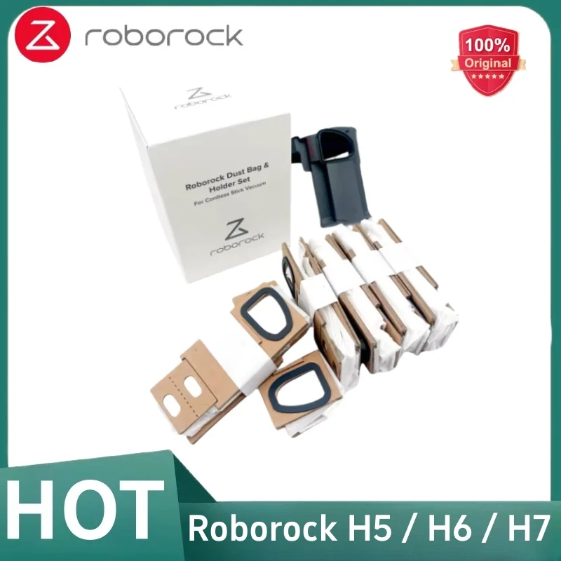 Original Roborock Accessories Dust Bag Holder Set For Roborock H5 / H6 / H7 Handheld Cordless Stick Vacuum Cleaner