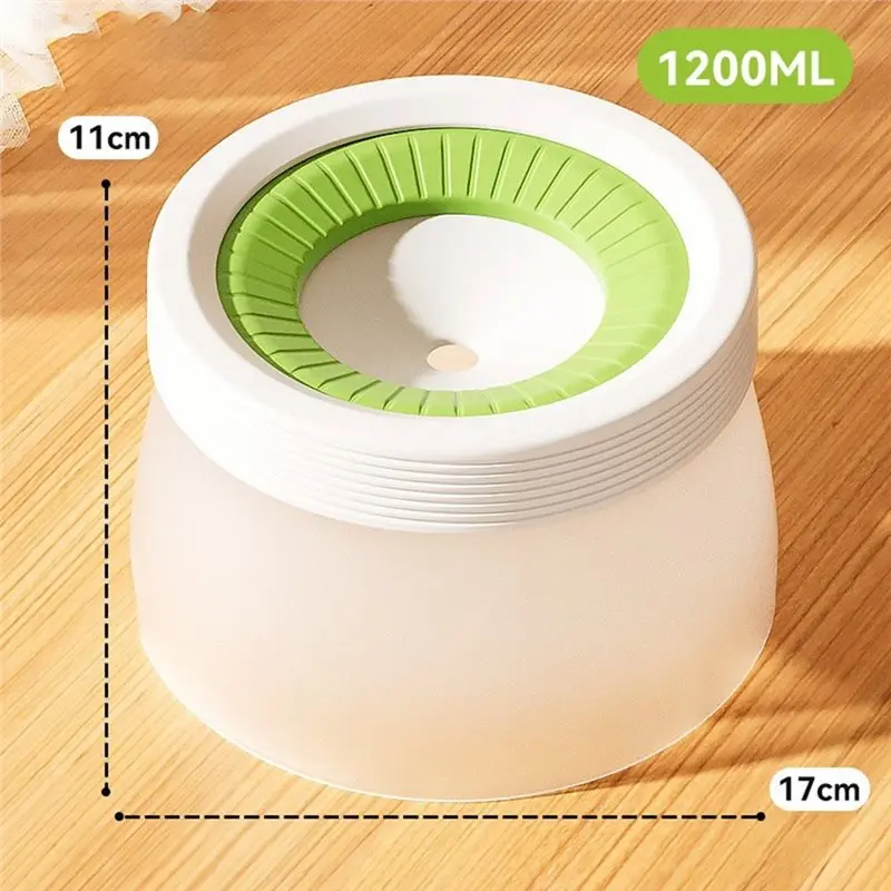 【RECOMMEND】نافورة مشروبات عائمة للكلاب، وعاء مياه معلق، واقي للرقبة، تصميم نافورة لوعاء الفم غير المبلل #6