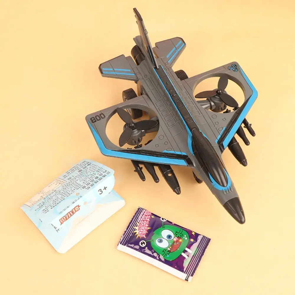 Symulator Myśliwca Zabawka Samolot Edukacyjny Napędzany Tarcie Samolot Zabawka Kreatywny Inercyjny Myśliwiec Zabawka