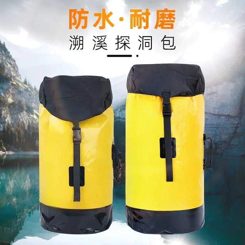 32/45L Creek Caving Waterproof Bag, Rope Bag Adventure Backpack Rock Climbing Descending