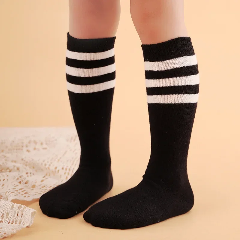 

Boys and Girls Kindergarten Sports Knee length Socks Primary School Students Performance Socks Kids Socks Spring Autumn