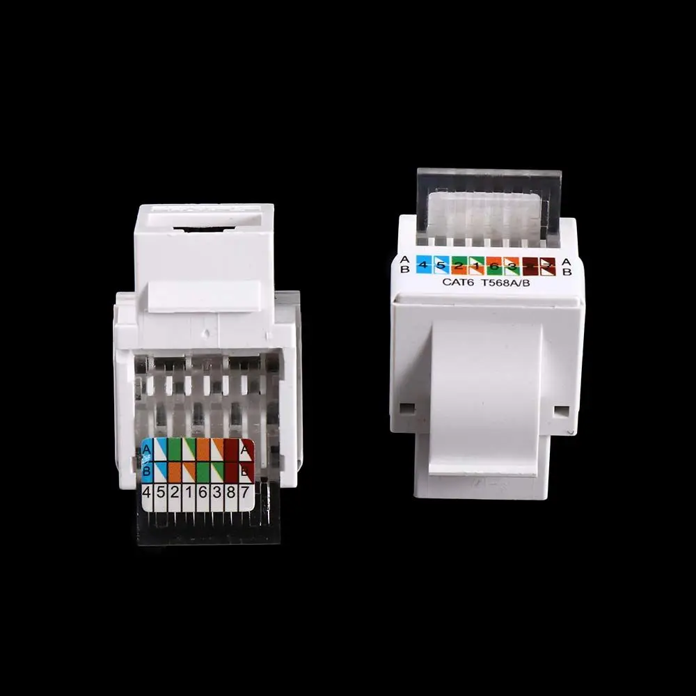 

for Wall Plate C26 Network Plug Network Adapter Information Socket Tool-free Network Module CAT6 RJ45 Connector Network Jack